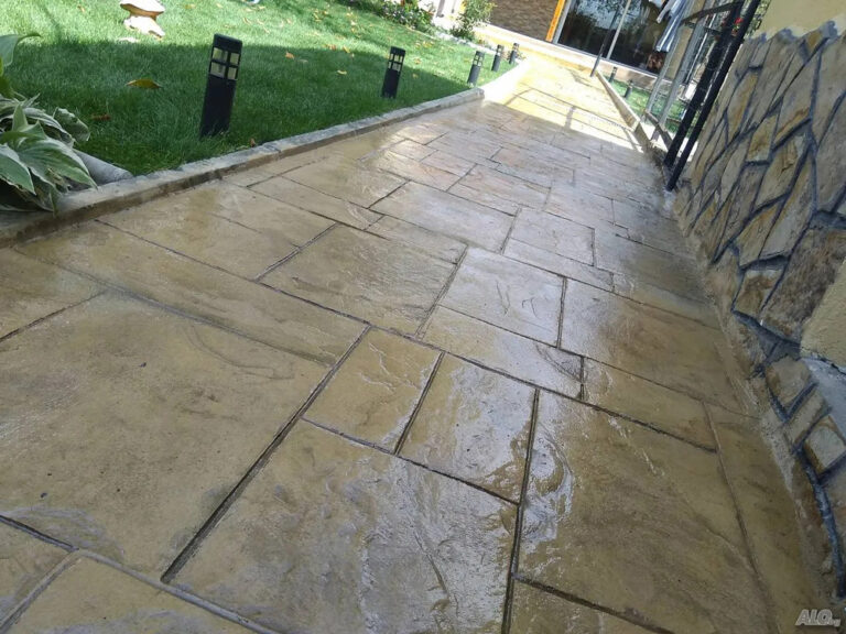 Stamped Concrete-pathway
